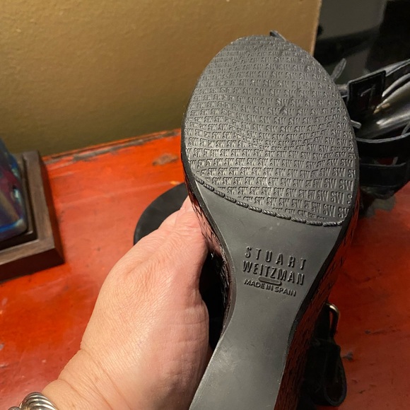 Stuart Weitzman wedge sandals 7.5 - Picture 3 of 4